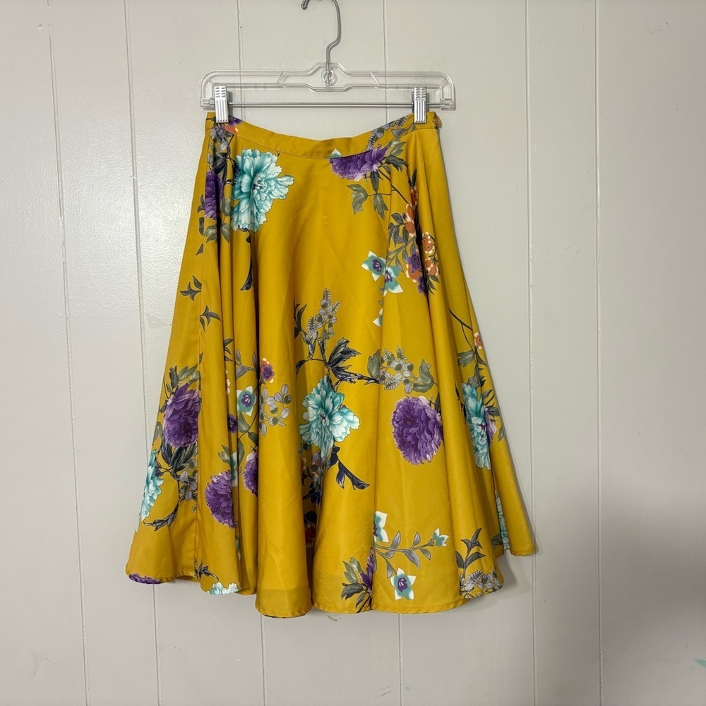Modcloth Bea & Dot Womens Floral Full 50s Retro Size S - Picture 2 of 7